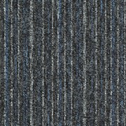 Sona Lines schwarz-blau 100 x 100 cm